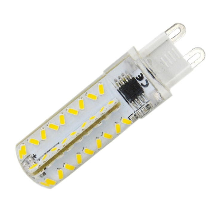 G9 5W 450LM 72 LED SMD 3014 Dimmable Silicone Corn Light Bulb, AC 110V (Warm White)