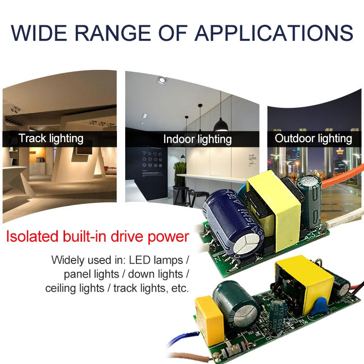 1-3W LED Driver Adapter Isolated Power Supply AC 85-265V to DC 3-12V - LED Drivers by PMC TechLife | Online Shopping South Africa | PMC TechLife