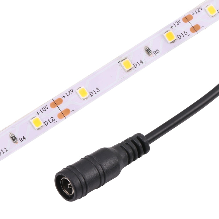 Bare Board 2835 SMD Dimmable White Light / Warm Light LED Rope Light, 60 LED/m, Length: 5m, 12V 2A 100-240V(UK Plug)