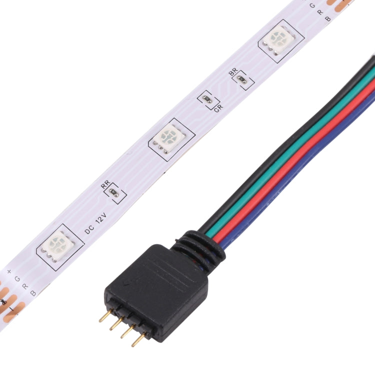 2pcs Bare Board 5050 SMD RGB LED Rope Light, 30 LED/m, Length: 5m, 12V 2A 100-240V, with 24 Keys Doodle Controller (AU Plug) - Bare Board Light by PMC Jewellery | Online Shopping South Africa | PMC Jewellery | Buy Now Pay Later Mobicred
