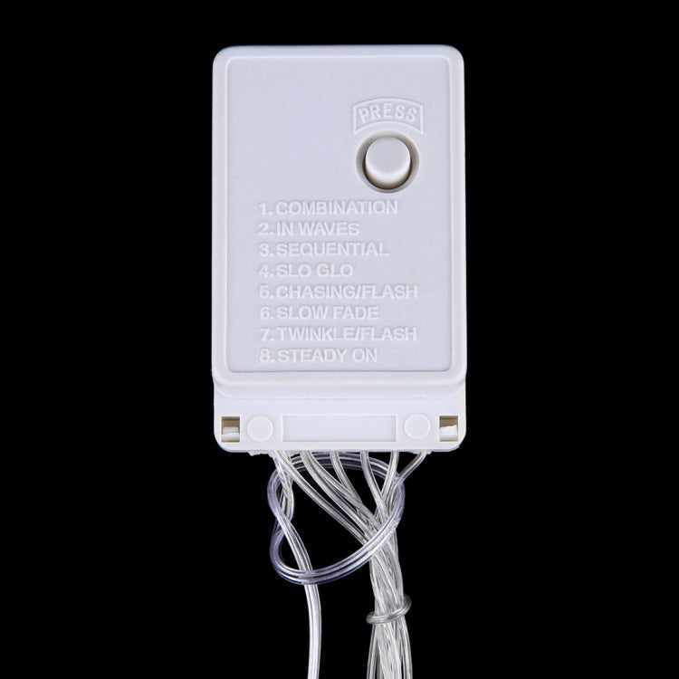 3m(Length) x 2m(Height) LED Decoration Light, 200 LEDs Reticular String Light with End Joint & Multi-function Controller, EU Plug, AC 220V