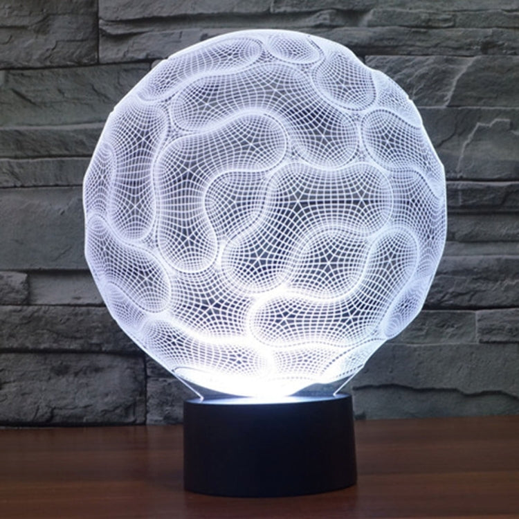 Brain Style 3D Touch Switch Control LED Light , 7 Color Discoloration Creative Visual Stereo Lamp Desk Lamp Night Light - Novelty Lighting by PMC TechLife | Online Shopping South Africa | PMC TechLife