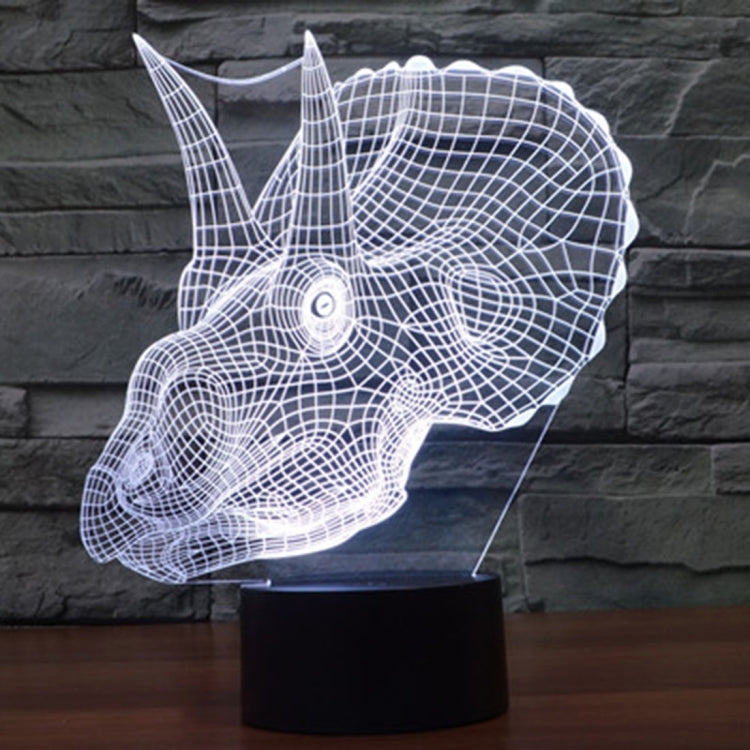 Dinosaur Style 3D Touch Switch Control LED Light , 7 Color Discoloration Creative Visual Stereo Lamp Desk Lamp Night Light - Novelty Lighting by PMC TechLife | Online Shopping South Africa | PMC TechLife | Buy Now Pay Later Mobicred