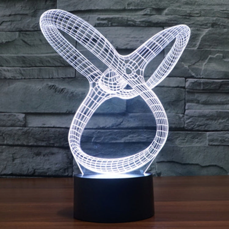 Abstract Style 3D Touch Switch Control LED Light , 7 Color Discoloration Creative Visual Stereo Lamp Desk Lamp Night Light - Novelty Lighting by PMC TechLife | Online Shopping South Africa | PMC TechLife | Buy Now Pay Later Mobicred