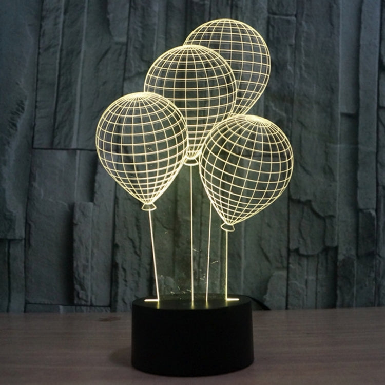 Balloon Style 3D Touch Switch Control LED Light , 7 Color Discoloration Creative Visual Stereo Lamp Desk Lamp Night Light - Novelty Lighting by PMC TechLife | Online Shopping South Africa | PMC TechLife | Buy Now Pay Later Mobicred