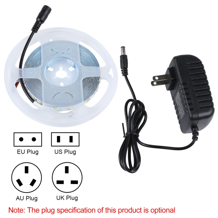 5m Bare Board 2835 SMD RGB LED Rope Light, 120LED/m, 12V 2A 100-240V (EU Plug) - Bare Board Light by PMC Jewellery | Online Shopping South Africa | PMC Jewellery | Buy Now Pay Later Mobicred