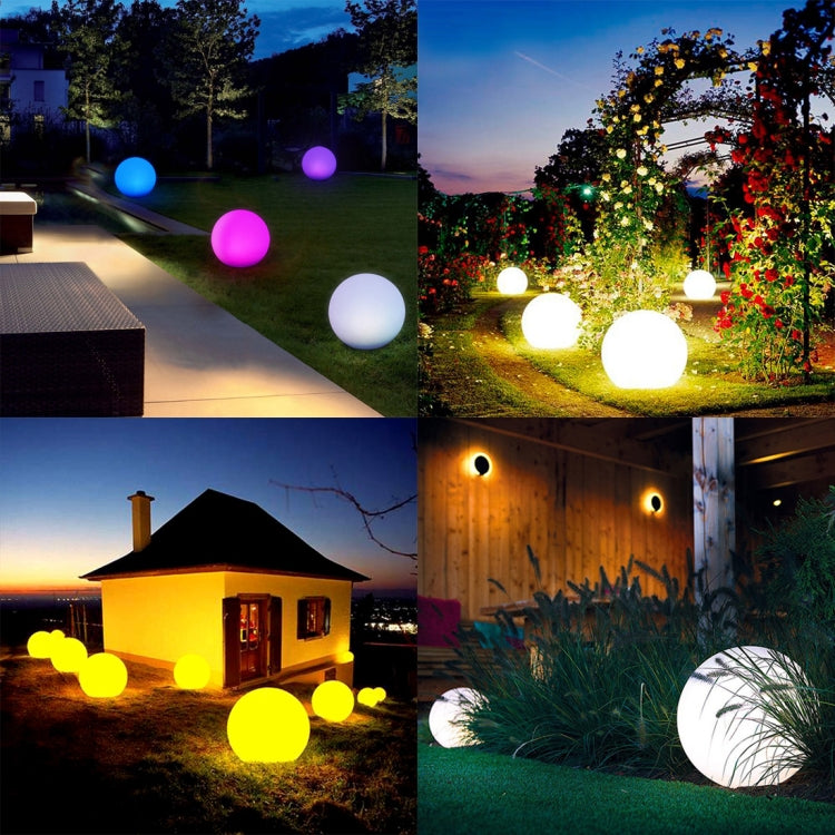 Esmartlive ES-BALL 30cm Colorful Light LED Ball Light with Remote Control, IP65 Waterproof LED Decorative Light(White) - Night Lights by PMc TechLife | Online Shopping South Africa | PMc TechLife | Buy Now Pay Later Mobicred