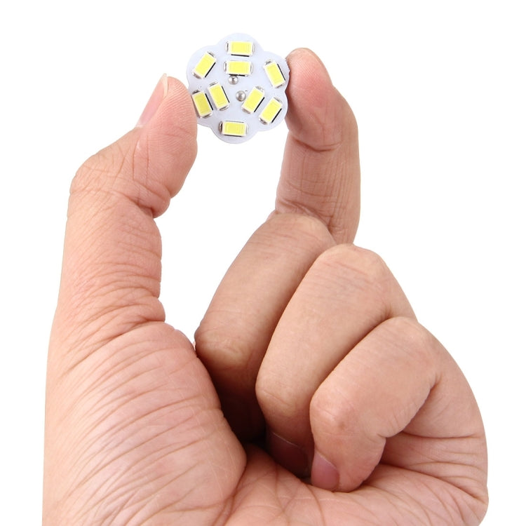 G4 9 LED SMD 5730 Flower Decorative Light for Indoor / Outdoor Decoration, DC/AC 12-24V, Side Pins (White Light)