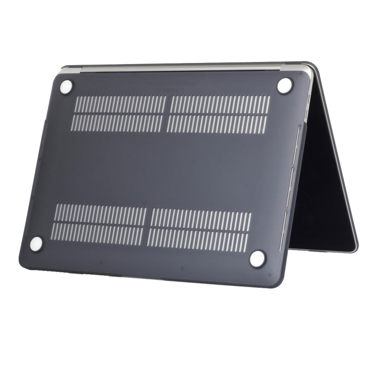 Laptop Frosted Texture PC Protective Case for MacBook Pro 15.4 inch A1707 (2016 - 2017)(Black) - MacBook Pro Cases by PMC TechLife | Online Shopping South Africa | PMC TechLife