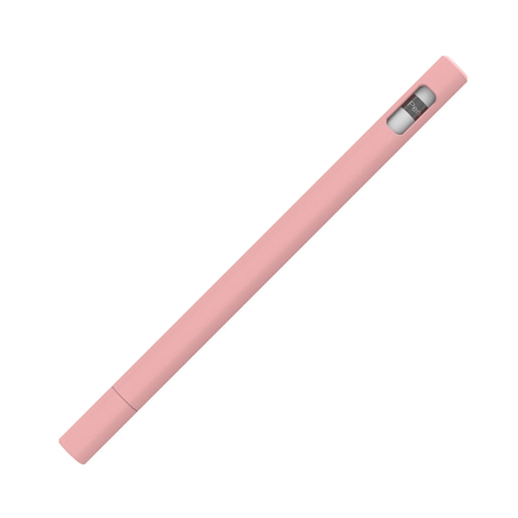 LOVE MEI For Apple Pencil 1 Triangle Shape Stylus Pen Silicone Protective Case Cover (Pink)