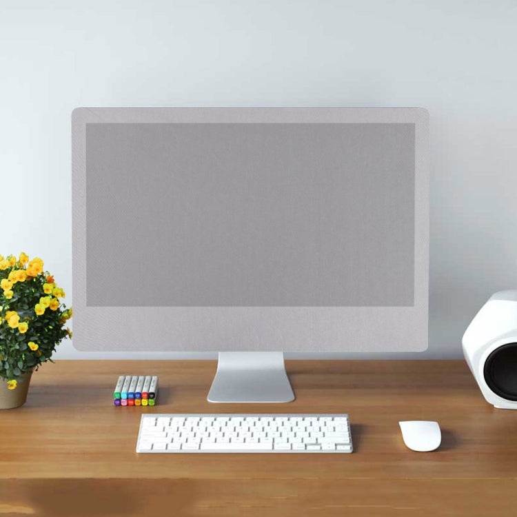 Portable Desktop Computer Dust-proof Cover for Apple iMac 21 inch , Size: 50x22cm(Silver)