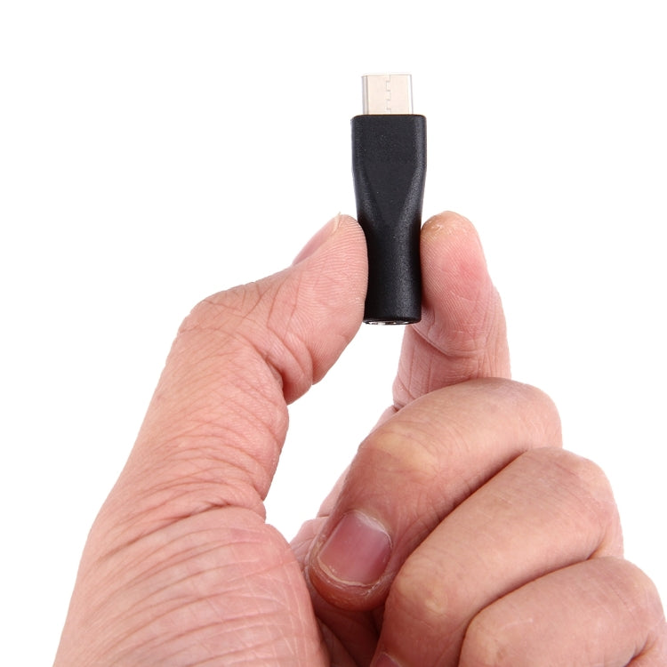 5.5x2.1mm Female to USB 3.1 Type C Power Adapter for MacBook 12 inch, Chromebook Pixel 2015, Nokia N1 Tablet PC(Black) - Cable & Adapter by PMC TechLife | Online Shopping South Africa | PMC TechLife