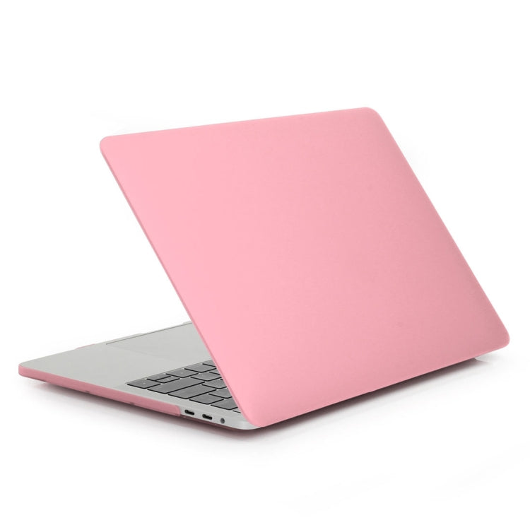 ENKAY Hat-Prince 2 in 1 Frosted Hard Shell Plastic Protective Case + Europe Version Ultra-thin TPU Keyboard Protector Cover for 2016 MacBook Pro 13.3 Inch with Touch Bar (A1706) (Pink)