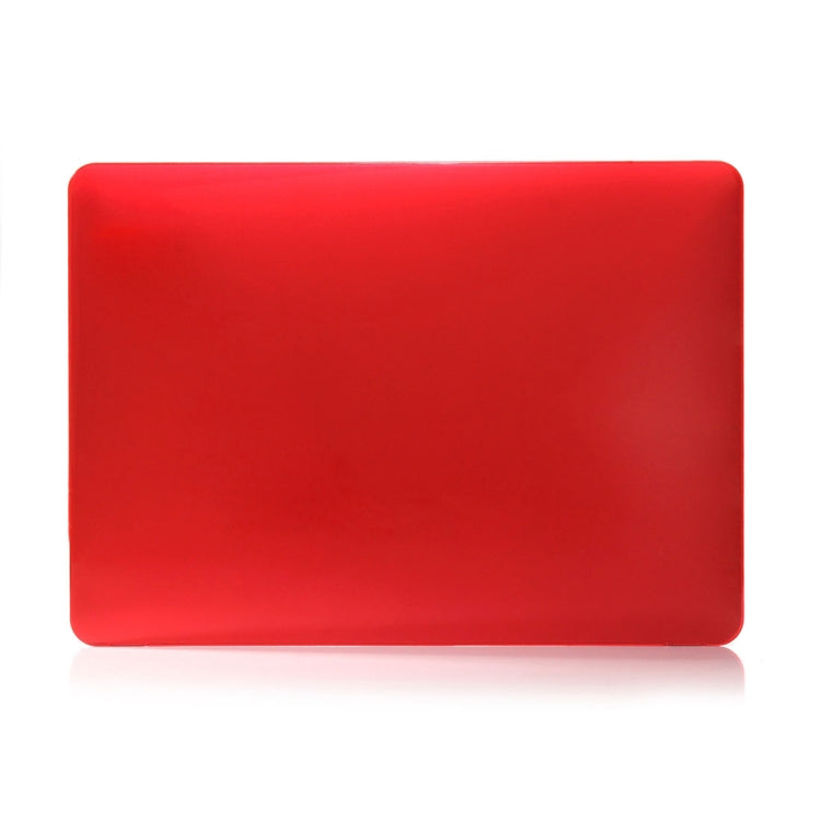 ENKAY Hat-Prince 2 in 1 Crystal Hard Shell Plastic Protective Case + Europe Version Ultra-thin TPU Keyboard Protector Cover for 2016 MacBook Pro 15.4 Inch with Touch Bar (A1707) (Red)
