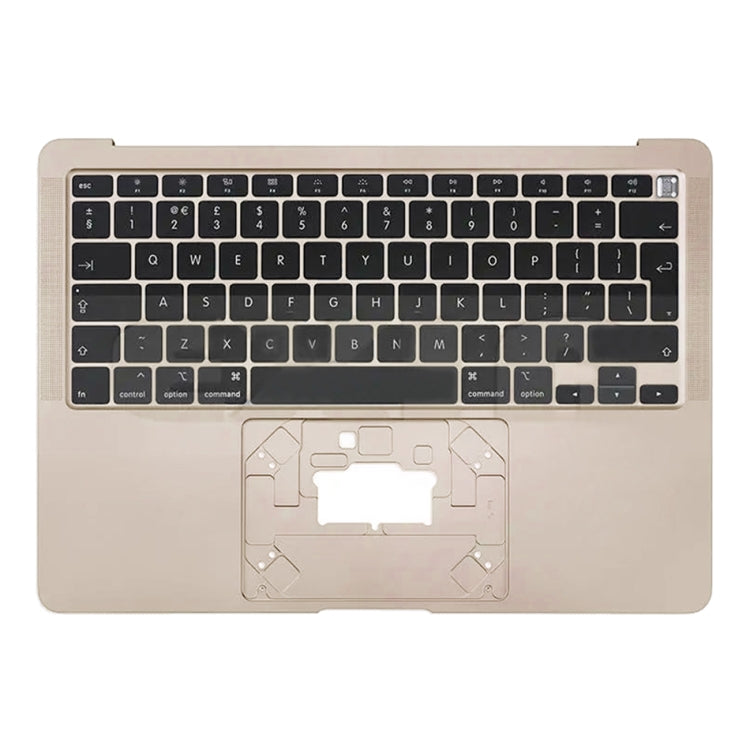 For Macbook Air 13 2020 M1 A2337 C-side Cover + UK Edition Key Board (Gold)