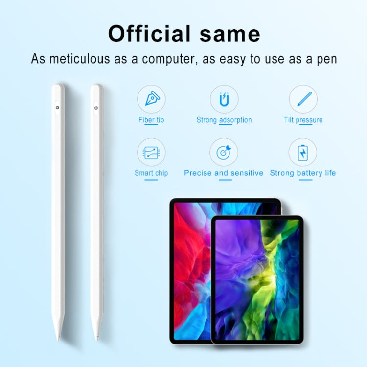 Active Capacitive Stylus Pen for iPad Series(White) - Stylus Pen by PMC Jewellery | Online Shopping South Africa | PMC Jewellery | Buy Now Pay Later Mobicred