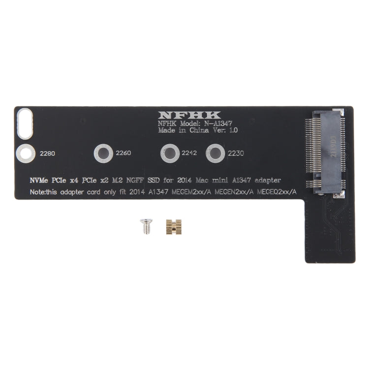 NVMe M.2 SSD to for Mac Mini 2014 Late A1347 MEGEN2 MEGEM2 MEGEQ2 Adapter Card
