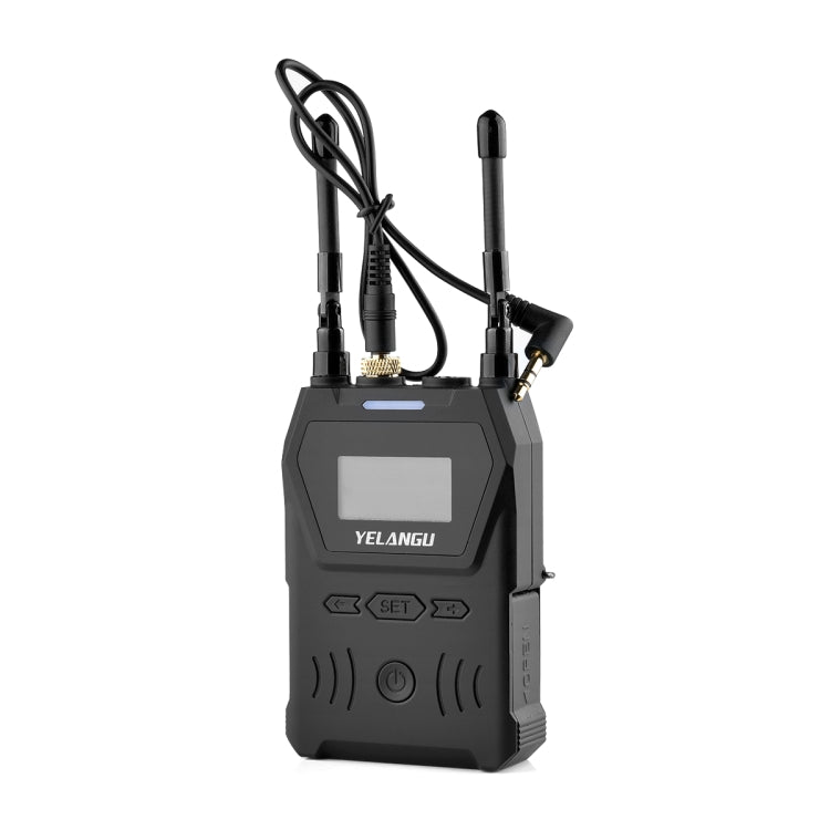 YELANGU YLG9929B MX4 Dual-Channel 100CH UHF Wireless Microphone System with 2 Transmitters and Receiver for DSLR Cameras and Video Cameras(Black) - free shipping - PMC Jewellery - Order now!