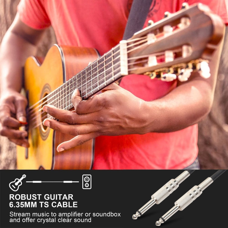 10m 1/4 inch (6.35mm) Male to Male Shielded Jack Mono Plugs Audio Patch Cable - Microphone Audio Cable & Connector by PMC TechLife | Online Shopping South Africa | PMC TechLife | Buy Now Pay Later Mobicred