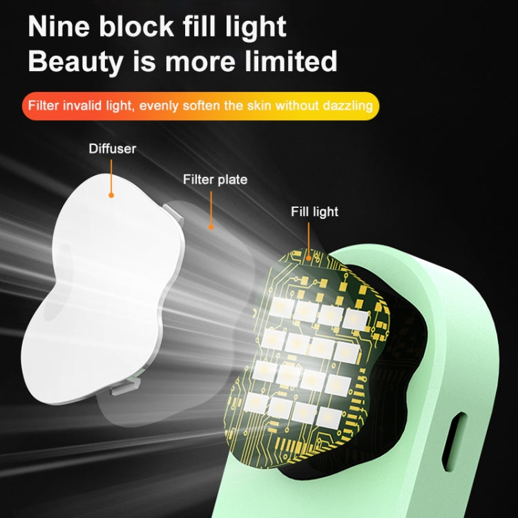 M01S Bluetooth Remote Control Dual Fill Light Tripod Selfie Stick (Yellow)