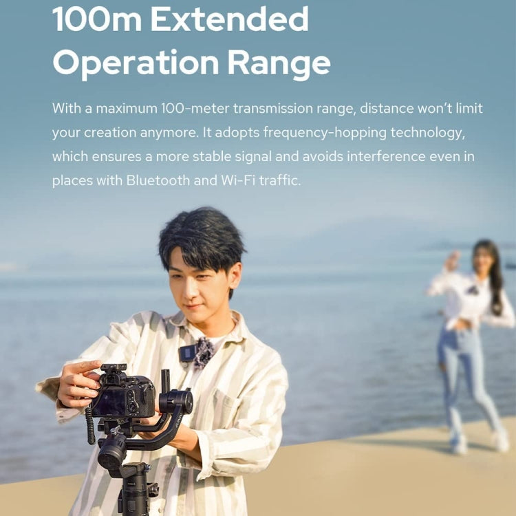 Godox MoveLink II M2 Wireless Lavalier Microphone System with 2 Transmitters and 1 Receiver for DSLR Cameras and Camcorders (Black) - free shipping - PMC Jewellery - Order now!