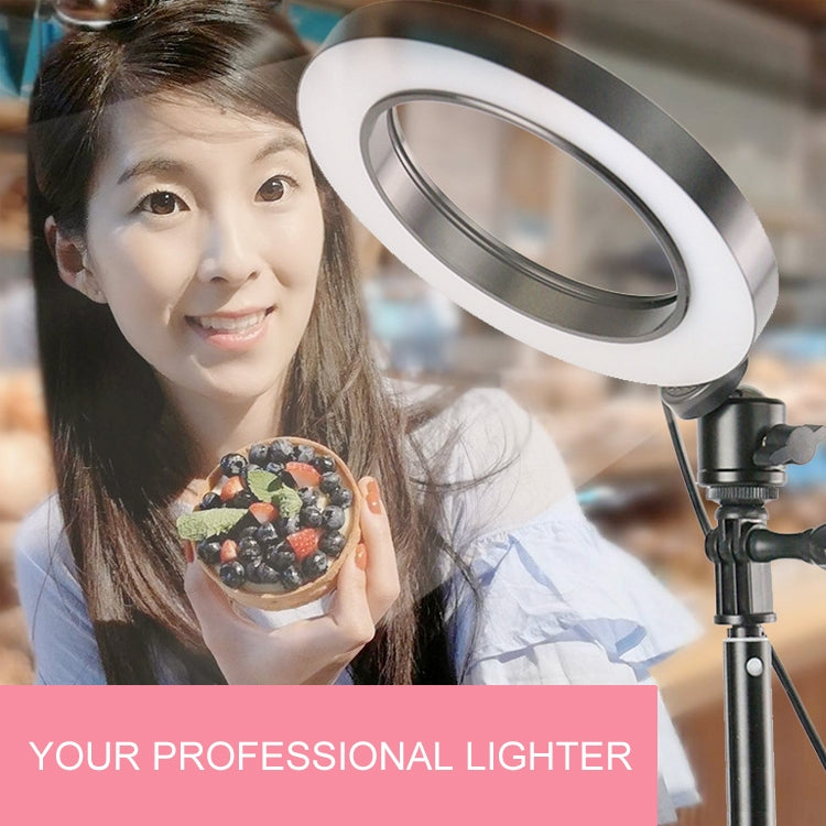 Live Broadcast Self-timer Dimming Ring LED Beauty Selfie Light with Small Table Tripod, Selfie Light Diameter: 16cm - Selfie Light by PMC TechLife | Online Shopping South Africa | PMC TechLife | Buy Now Pay Later Mobicred