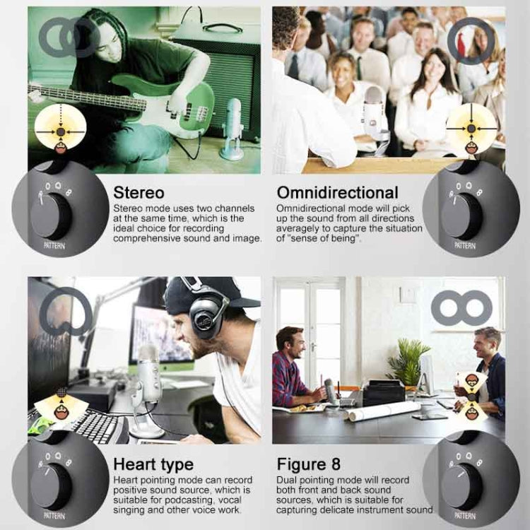 Logitech Blue Yeti USB Condenser Microphone(Black) - free shipping - PMC Jewellery - Order now!
