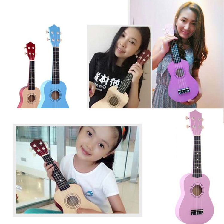 HM100 21 inch Basswood Ukulele Children Musical Enlightenment Instrument(Pink)