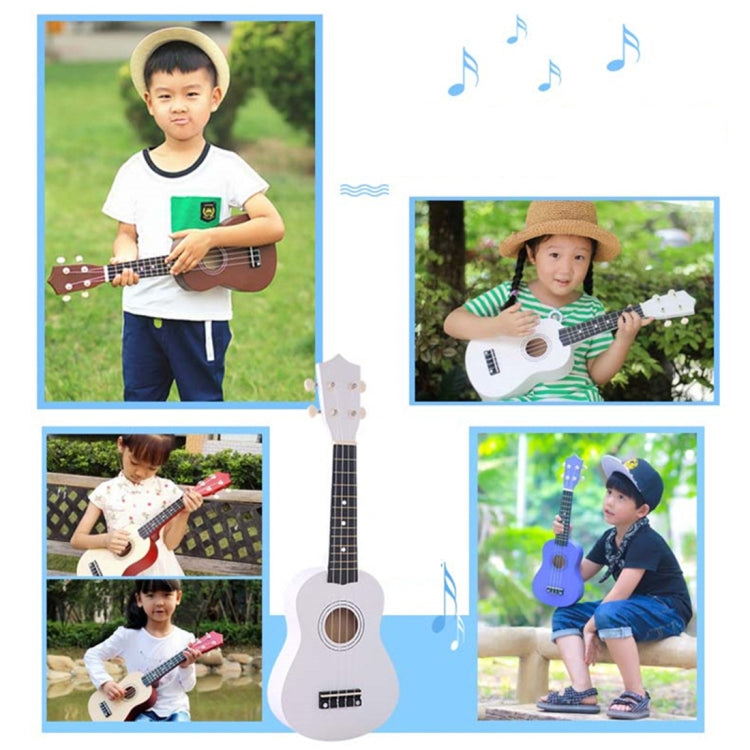 HM100 21 inch Basswood Ukulele Children Musical Enlightenment Instrument(Pink)