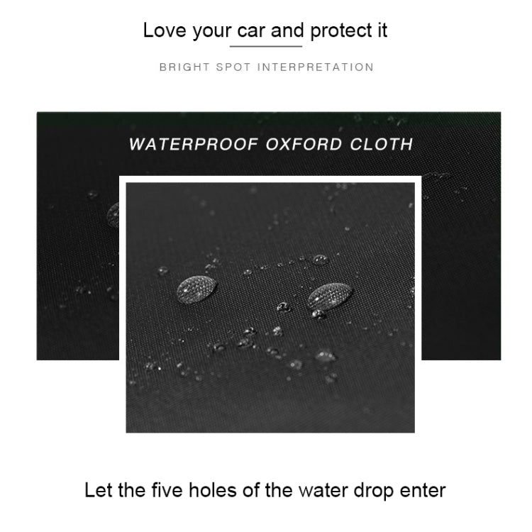 210D Oxford Cloth Motorcycle Electric Car Rainproof Dust-proof Cover, Size: XXXL (Silver)