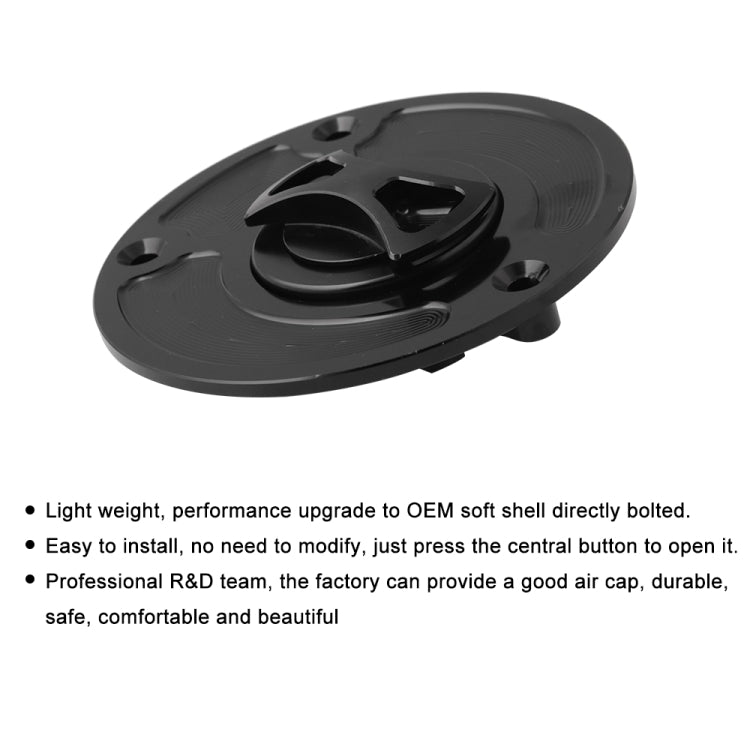 MB-OC029-BK Motorcycle Aluminum Oil Box Cover for Kawasaki FZX-6R / ZX-6RF 1-3 (Black) - Others by PMC TechLife | Online Shopping South Africa | PMC TechLife | Buy Now Pay Later Mobicred
