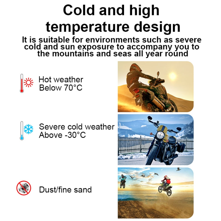 M4 Anti-vibration Motorcycles Tire Pressure Monitor with Anti-theft Screw Holder