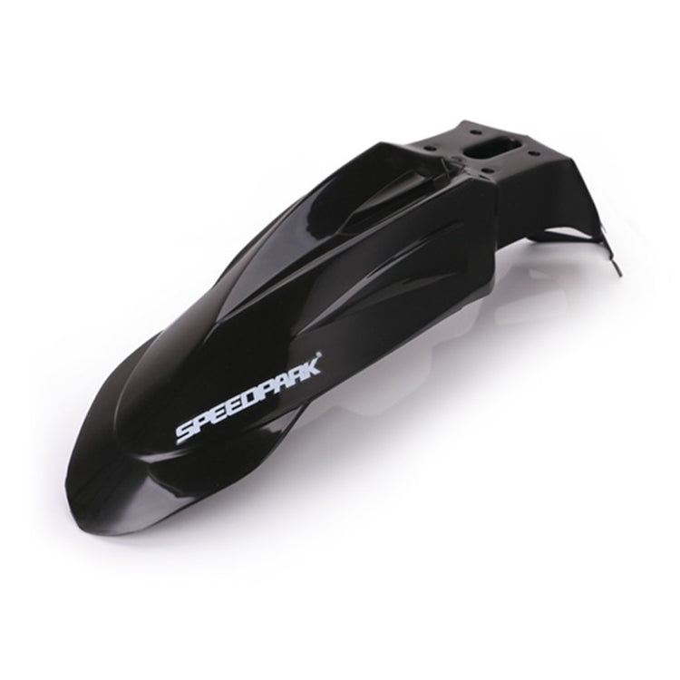 Speedpark Motorcycle Modified Front Wheel Fender Dustproof Splash Flaps Mudguards for Yamaha / Suzuki / KTM (Black)