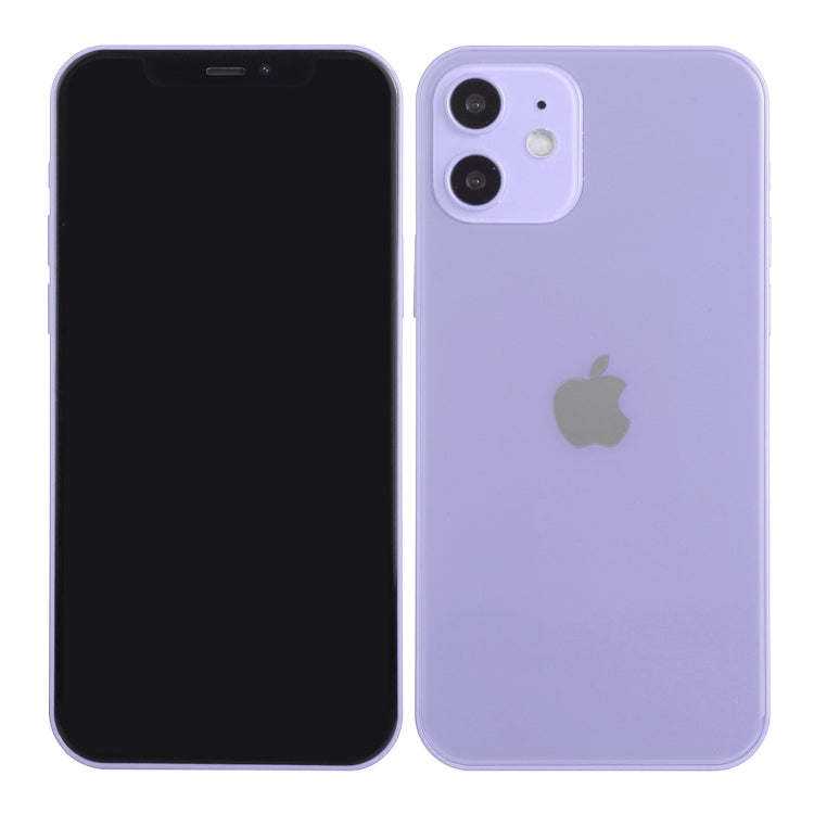 For iPhone 12 Black Screen Non-Working Fake Dummy Display Model (Purple)