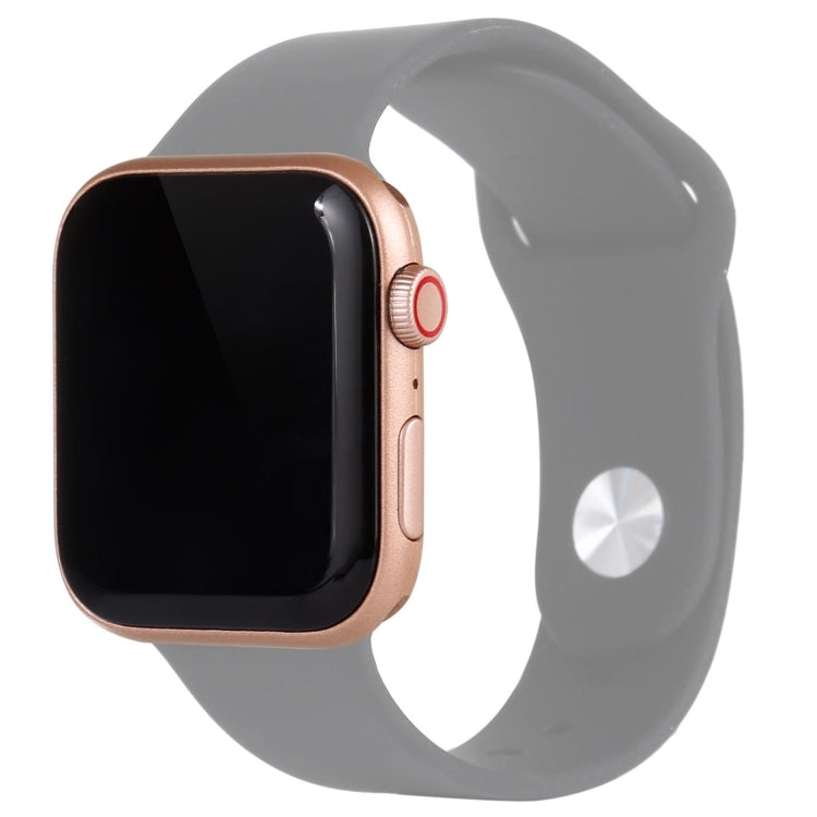 For Apple Watch Series 6 44mm Black Screen Non-Working Fake Dummy Display Model, For Photographing Watch-strap, No Watchband(Gold)