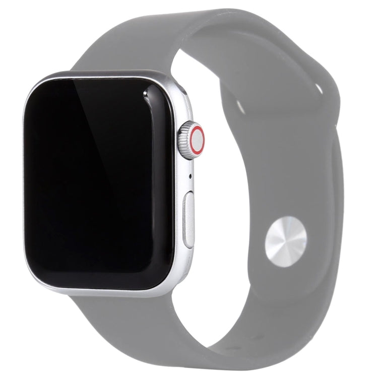 For Apple Watch Series 6 44mm Black Screen Non-Working Fake Dummy Display Model, For Photographing Watch-strap, No Watchband(Silver)