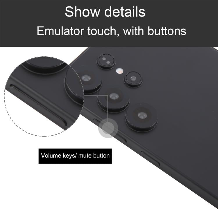 For Samsung Galaxy S25 Ultra 5G Color Screen Non-Working Fake Dummy Display Model (Black)