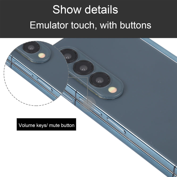 For Samsung Galaxy Z Fold4 Color Screen Non-Working Fake Dummy Display Model (Blue)