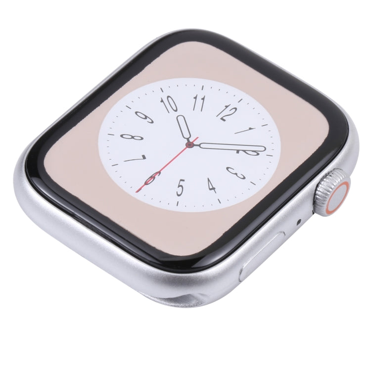 For Apple Watch Series 8 45mm Color Screen Non-Working Fake Dummy Display Model, For Photographing Watch-strap, No Watchband(White)