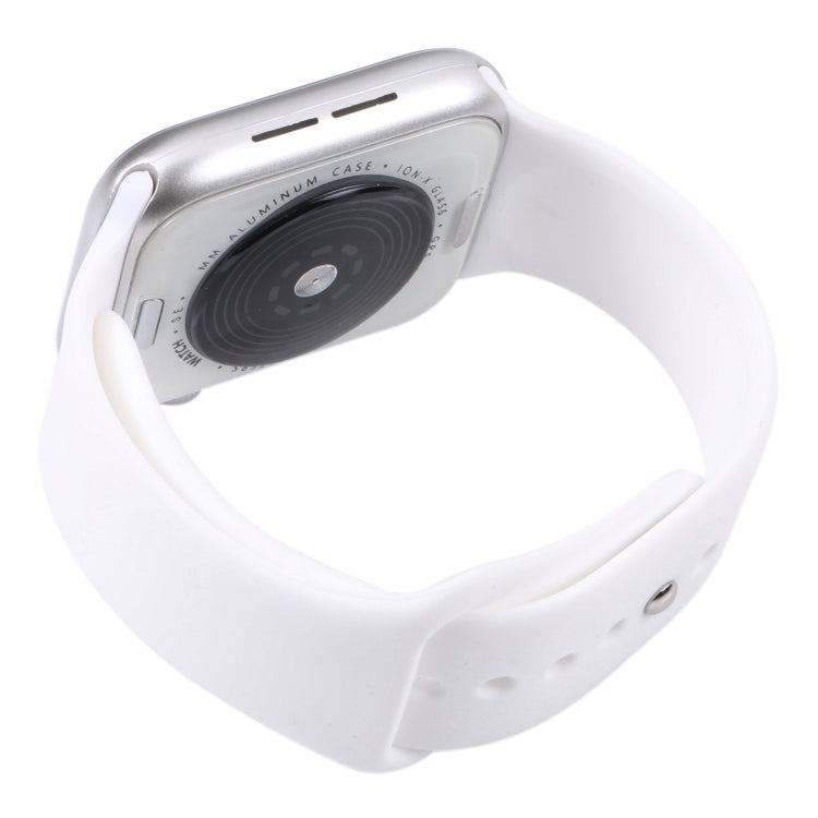 For Apple Watch SE 2022 40mm Black Screen Non-Working Fake Dummy Display Model (White)
