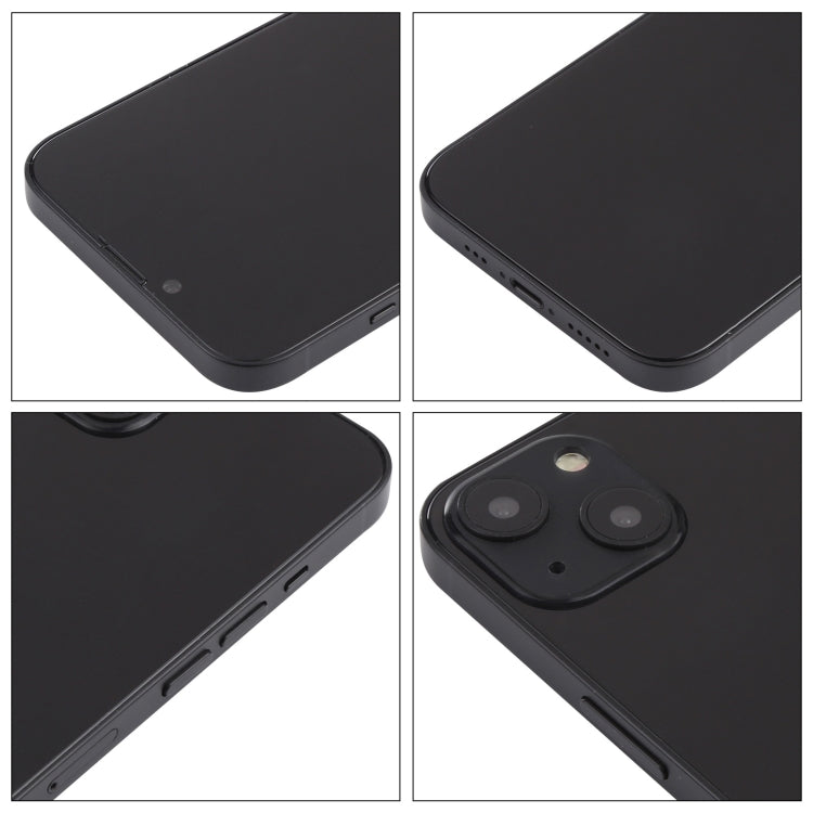For iPhone 13 Black Screen Non-Working Fake Dummy Display Model (Black)