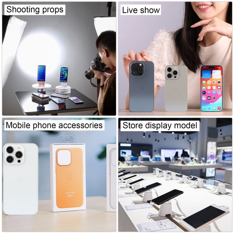 For iPhone 15 Pro Color Screen Non-Working Fake Dummy Display Model (White) - For iPhone & iPad by PMC TechLife | Online Shopping South Africa | PMC TechLife