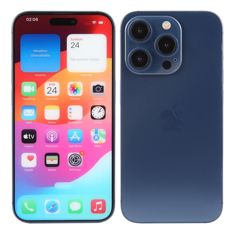 For iPhone 15 Pro Max Color Screen Non-Working Fake Dummy Display Model (Blue) - free shipping - PMC Jewellery - Order now!