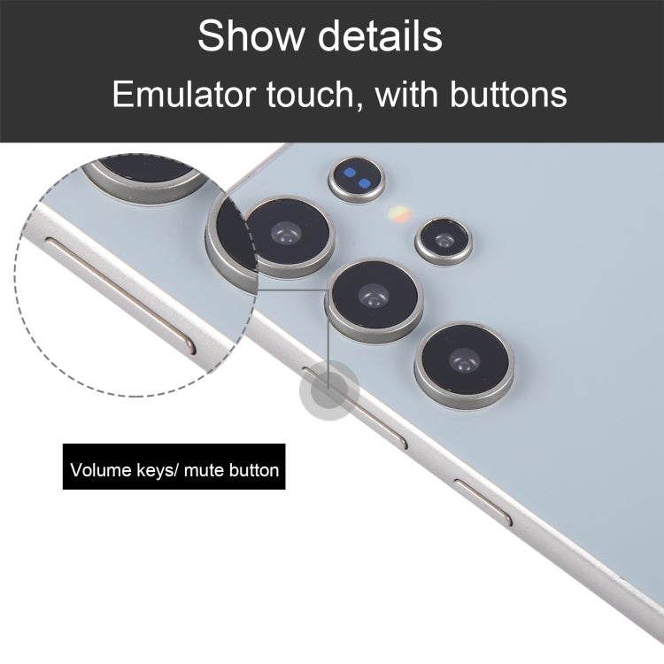 For Samsung Galaxy S24 Ultra 5G Black Screen Non-Working Fake Dummy Display Model (Grey)