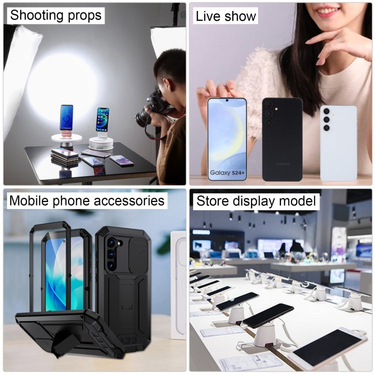 For Samsung Galaxy S24+ 5G Color Screen Non-Working Fake Dummy Display Model (Purple)
