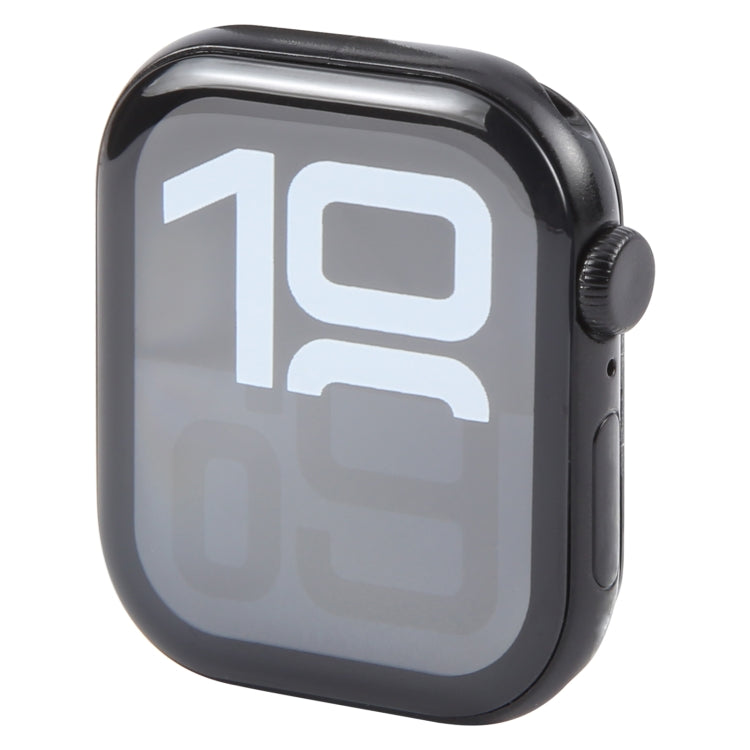 For Apple Watch Series 10 46mm Color Screen Non-Working Fake Dummy Display Model, For Photographing Watch-strap, No Watchband (Black)