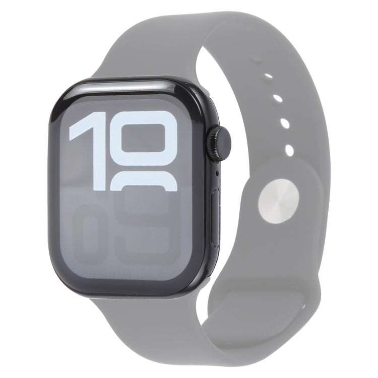 For Apple Watch Series 10 46mm Color Screen Non-Working Fake Dummy Display Model, For Photographing Watch-strap, No Watchband (Black)