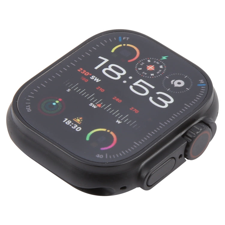For Apple Watch Ultra 2 49mm Color Screen Non-Working Fake Dummy Display Model, For Photographing Watch-strap, No Watchband (Black)