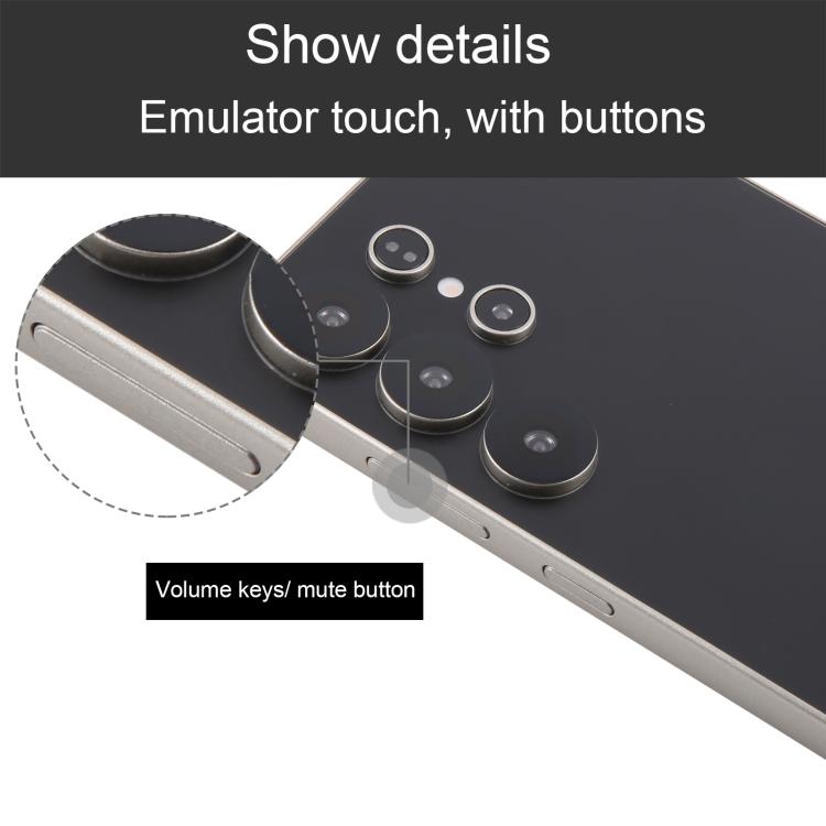 For Samsung Galaxy S25 Ultra 5G Black Screen Non-Working Fake Dummy Display Model (Black Grey)