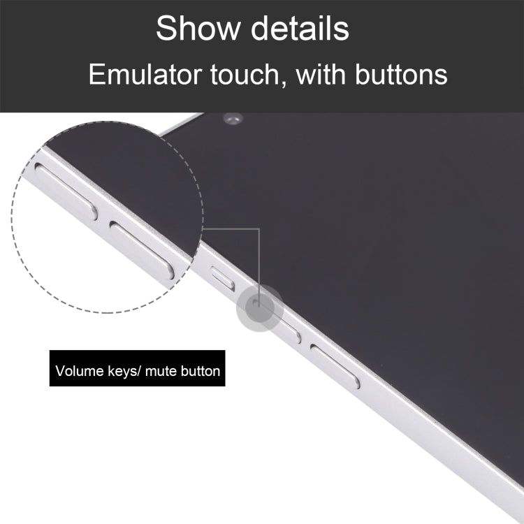 For iPhone 14 Black Screen Non-Working Fake Dummy Display Model(Starlight)